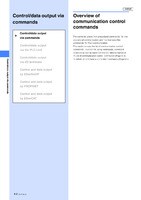 Communication Control Commands -CV-X User's Manual-