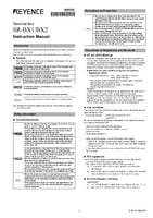 SR-BX1/BX2 Instruction Manual