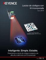 Serie SR-X Lector de códigos con IA incorporada Catálogo