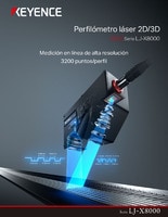 Serie LJ-X8000 Perfilómetro láser 2D/3D Catálogo
