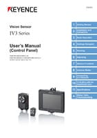 IV3 Series User's Manual (Control panel)