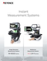 IM/LM-X Series Instant Measurement Systems