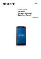 DX-W600 Software Setting & Operation Manual