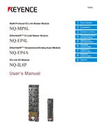 NQ-MP8L/NQ-EP4L/NQ-EP4A/NQ-IL8P User's Manual