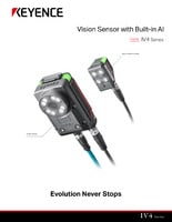 IV4 Series Vision Sensor with Built-in AI Catalog