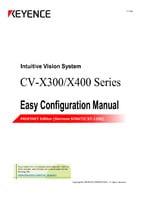 CV-X Series Easy Setup Guide For PROFINET (Siemens: SIMATIC S7-1200)