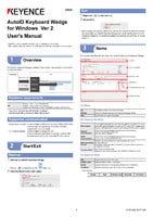 AutoID Keyboard Wedge User's Manual for Windows