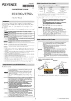 BT-W70GA/W75GA Instruction Manual