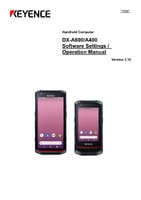DX-A600/A400 Software Setting & Operation Manual