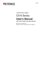 CV-X Series User's Manual (3D Robot Vision Edition)