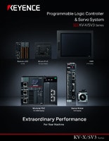 KV-X/SV3 Series Programmable Logic Controller & Servo System Catalog