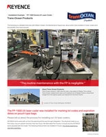 Installation Example: FP-1000 Series UV Laser Coder [Trans-Ocean Products]