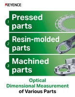 Optical Dimensional Measurement of Various Parts [Pressed parts/Resin-molded parts/Machined parts]