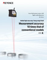 IL Series Added high-accuracy / long-range head Measurement accuracy 10 times that of conventional models (Leaflet)