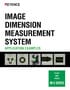 IM-X SERIES IMAGE DIMENSION MEASUREMENT SYSTEM: APPLICATION EXAMPLES