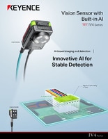 IV4 Series Vision Sensor with Built-in AI Catalog