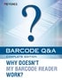 BARCODE Q&A Why Doesn't My Barcode Reader Work?