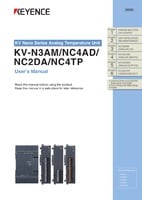 KV-N3AM/NC4AD/NC2DA/NC4TP Users Manual (English)