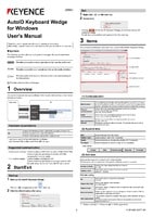 AutoID Keyboard Wedge User's Manual for Windows (English)