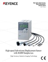 EX-V Series High-speed, High-Accuracy, digital inductive displacement sensors Catalog