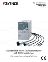 EX-V Series High-speed, High-Accuracy, digital inductive displacement sensors Catalog