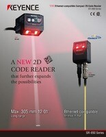 SR-650 Series Ethernet compatible Compact 2D Code Reader Catalog