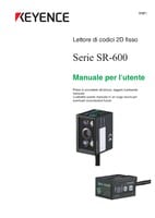 SR-600 Series User's Manual (Italian)