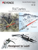 PX Series Heavy-duty Photoelectric Sensors Catalog