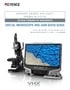 VHX-5000 Series Digital Microscope Quick Guide