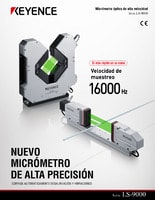 Serie LS-9000 Micrómetro óptico de alta velocidad Catálogo