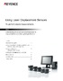 Using Laser Displacement Sensors to Perform Stable Measurements Vol.1