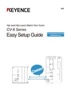 CV-X Series Easy Setup Guide Control/Communication PLC-Link (YASKAWA MP Series) (English)