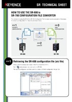 SR-600 → SR-700 How to use configuration file converter tool