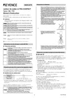 SR-700 Series Instruction Manual (French)