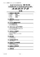 BL-1300/SR-600 Series × OMRON CJ2 Ethernet/IP Connection Guide (Traditional Chinese)