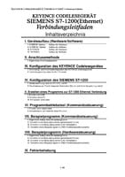 BL-1300/SR-600 Series × SIEMENS S7-1200 Ethernet Connection Guide (German)