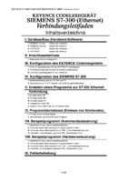BL-1300/SR-600 Series × SIEMENS S7-300 Ethernet Connection Guide (German)