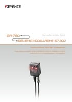 SR-750 × SIEMENS S7-300  Series Connection Guide PROFINET communication (German)