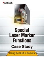 Special Laser Marker Functions, Case Study [Using The Built-In Camera]