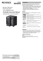 CV-X200 Series Controller Instruction Manual (English)