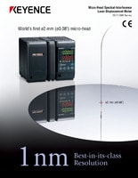 SI-F Series Micro-head Spectral-interference Laser Displacement Meter (Export Control Products included) Catalog