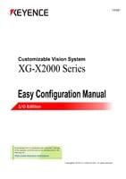 XG-X2000 Series Easy Setup Guide I/O