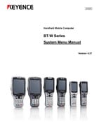 BT-W Series System Menu Manual Ver.4.37