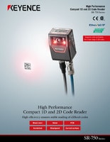 Ethernet-compatible 2D Code Reader, Long-distance Type - SR-752 