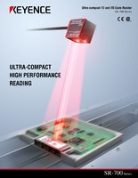 SR-700 Series Ultra-compact 1D and 2D Code Reader Catalog