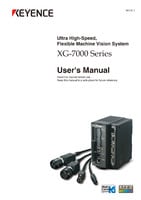 XG-7000 Series Super-High-Speed Flexible Image Processor System User's Manual