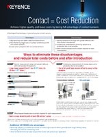 Achieve higher quality and lower costs by taking full advantage of contact sensors