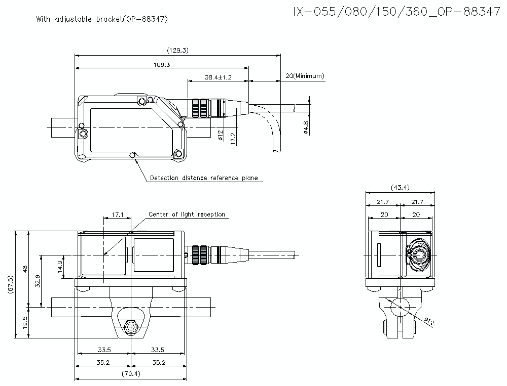 IX-HEAD/OP/88347 Dimension