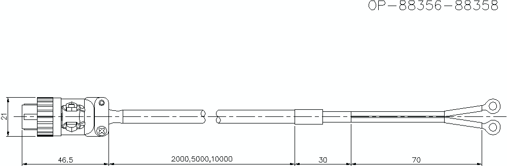 OP-88356/7/8 Dimension