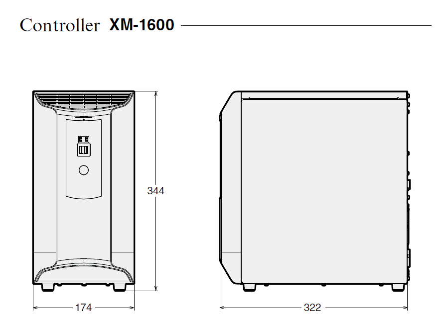 XM1600 Dimension